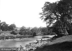 From The River c.1885, Bolton Abbey