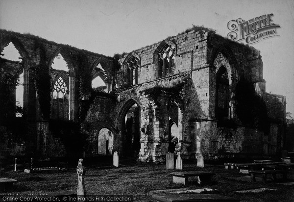 Photo of Bolton Abbey, North East Corner 1886