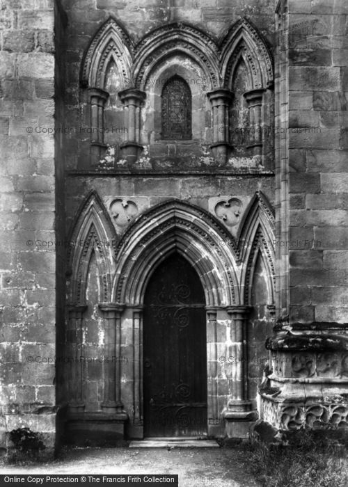 Photo of Bolton Abbey, North West Door 1909
