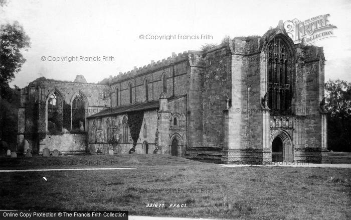 Photo of Bolton Abbey, North West View 1893