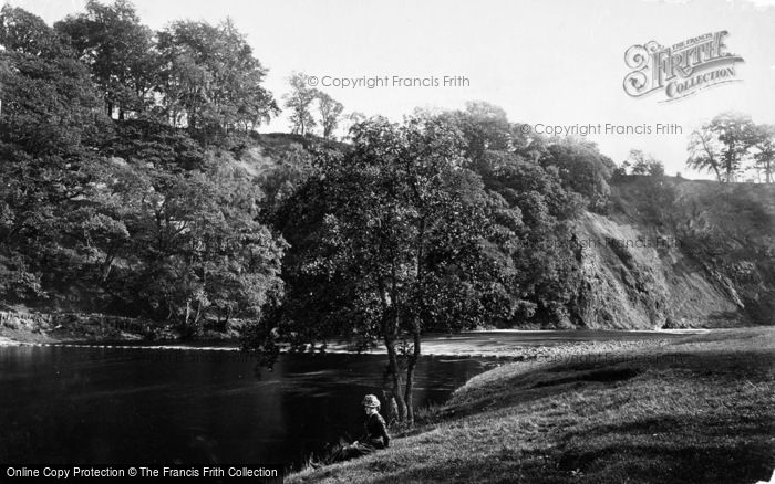 Photo of Bolton Abbey, River View 1886