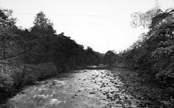 River Wharfe Near Toll Bridge c.1955, Bolton Abbey
