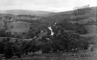 River Wharfe Showing Simon's Seat 1921, Bolton Abbey