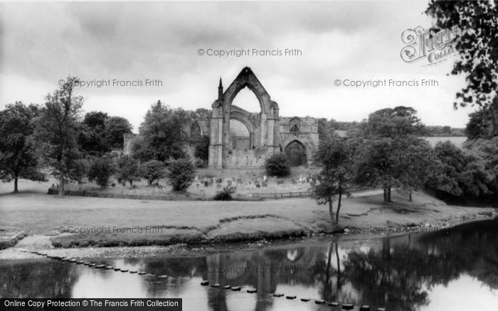 Photo of Bolton Abbey, The Abbey From The River c.1965
