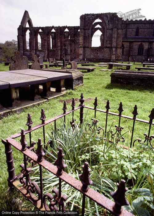 Photo of Bolton Abbey, The Abbey Ruins And Graveyard c.1985