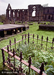 The Abbey Ruins And Graveyard c.1985, Bolton Abbey