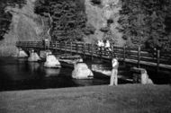 The Footbridge c.1950, Bolton Abbey