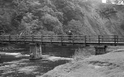 The Footbridge c.1952, Bolton Abbey
