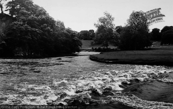 Photo of Bolton Abbey, The River c.1960