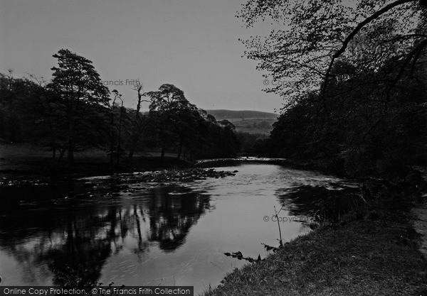 Photo of Bolton Abbey, The River, Cavendish Woods c.1955