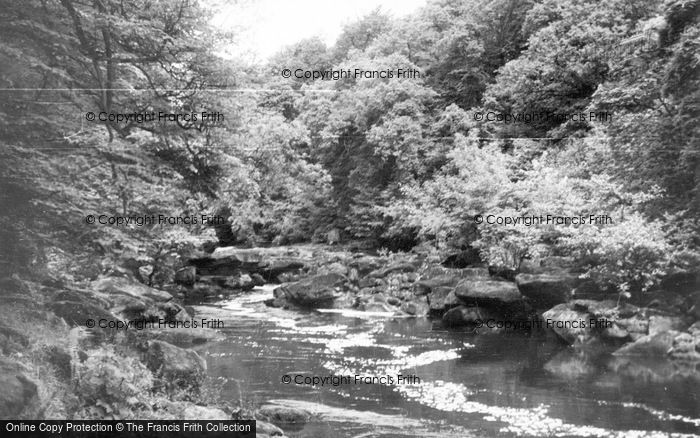 Photo of Bolton Abbey, The Strid c.1950