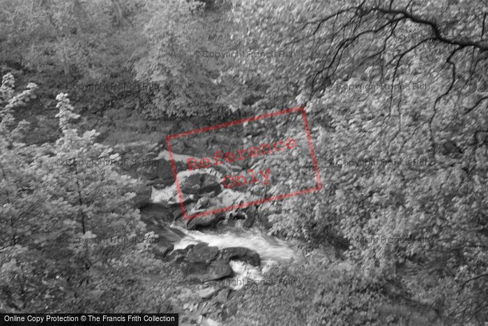 Photo of Bolton Abbey, The Strid c.1955