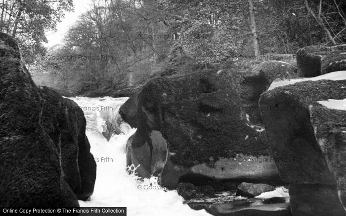 Photo of Bolton Abbey, The Strid, Cavendish Woods c.1955