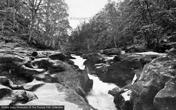 Photo of Bolton Abbey, The Strid, Cavendish Woods c.1955
