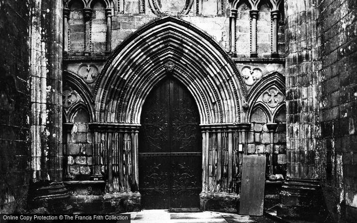 Photo of Bolton Abbey, The West Doorway c.1920