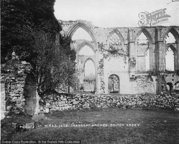 Photo of Bolton Abbey, Transept Arches c.1900