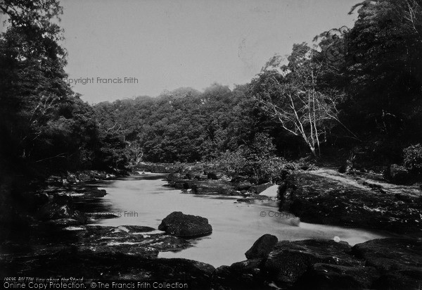 Photo of Bolton Abbey, View Above The Strid 1886