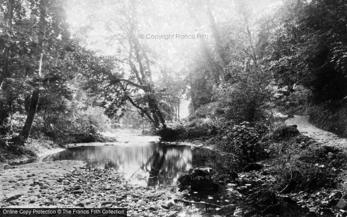 Photo of Bolton Abbey, View On The Wharfe 1886