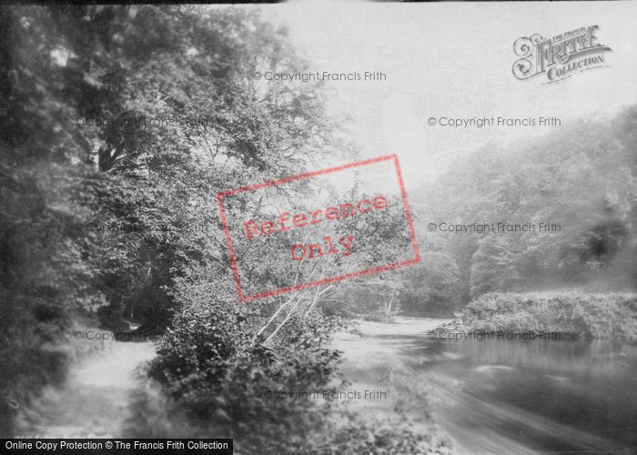 Photo of Bolton Abbey, View On The Wharfe 1886