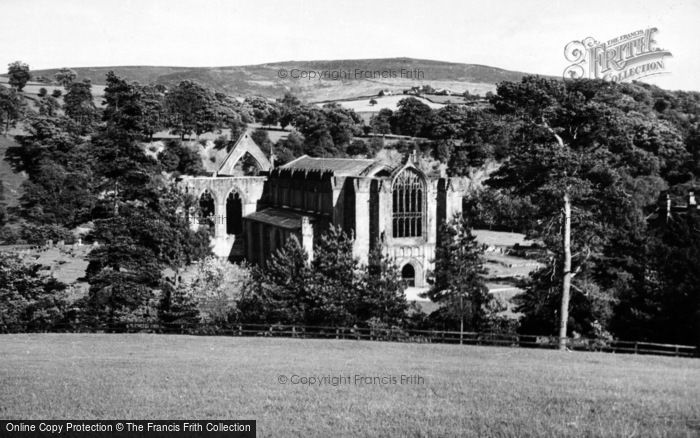 Photo of Bolton Abbey, West Front c.1950