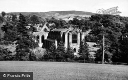 West Front c.1950, Bolton Abbey