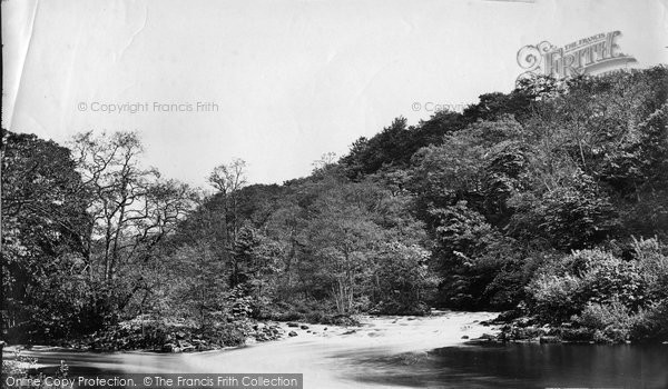 Photo of Bolton Abbey, Woods, Meeting Of The Waters c.1874