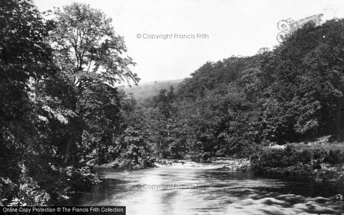 Photo of Bolton Abbey, Woods, Meeting Of Waters c.1920