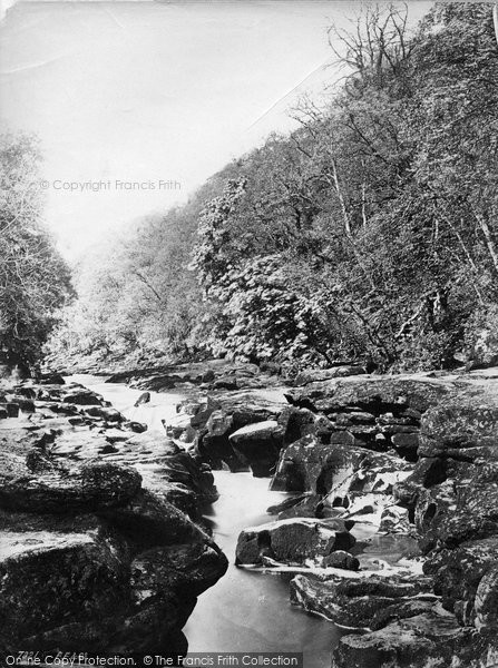 Photo of Bolton Abbey, Woods, The Strid c.1874