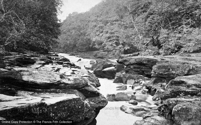 Photo of Bolton Abbey, Woods, The Strid c.1880