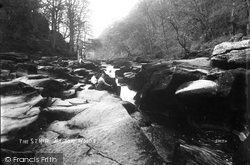 Woods, The Strid c.1890, Bolton Abbey