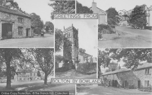 Photo of Bolton By Bowland, Composite c.1950