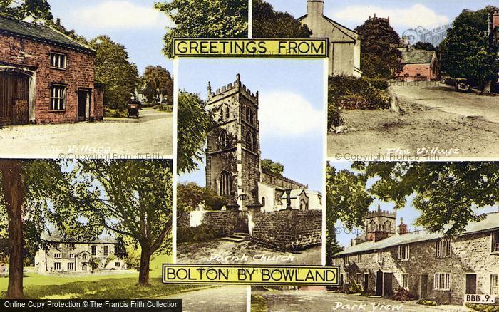 Photo of Bolton By Bowland, Composite c.1950