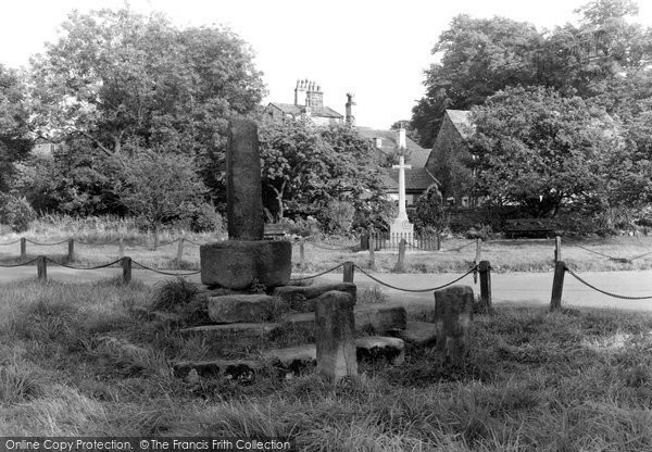 Photo of Bolton By Bowland, Stocks And War Memorial c.1950