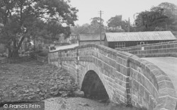 Bolton By Bowland, The Bridge c.1955, Bolton-By-Bowland