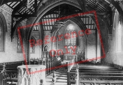 Darcy Lever Church Interior 1895, Bolton