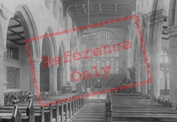 Deane Church Interior 1893, Bolton