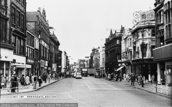 Photo of Bolton, Deansgate c.1960