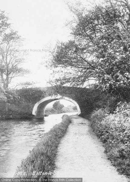 Photo of Bolton Le Sands, Bridge Over The Canal 1898
