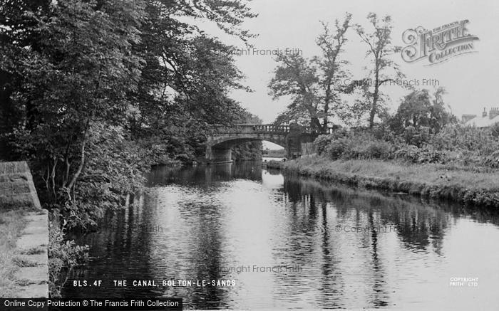Photo of Bolton Le Sands, The Canal c.1955