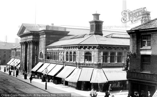 Photo of Bolton, Market Hall 1895