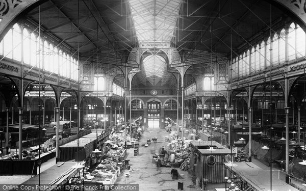 Photo of Bolton, Market Hall 1895