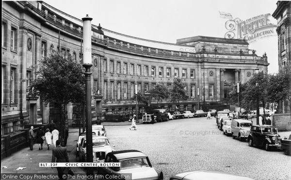 Photo of Bolton, The Civic Centre c.1960