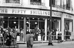 The Fifty Shilling Tailors, Deansgate 1950, Bolton