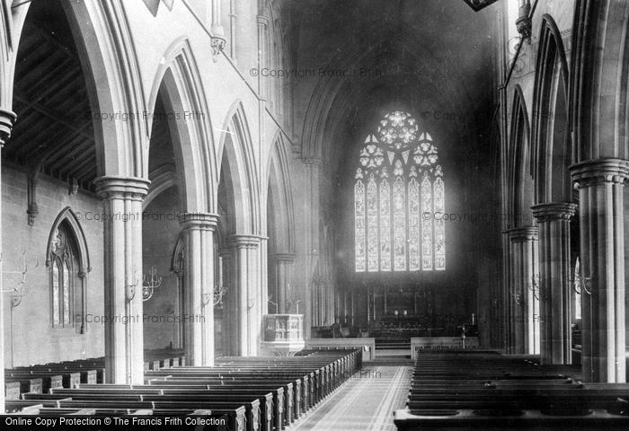 Photo of Bolton, The Parish Church Interior 1893