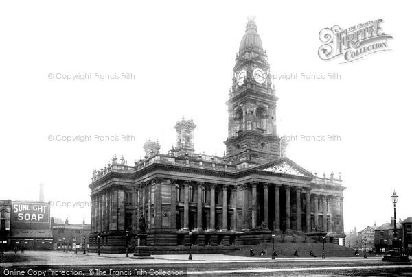 Photo of Bolton, Town Hall 1893