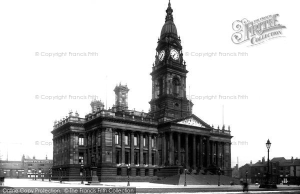 Photo of Bolton, Town Hall 1895
