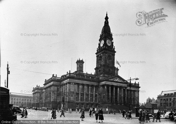 Photo of Bolton, Town Hall c.1955