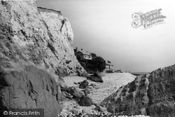 Beach From The West c.1955, Bonchurch