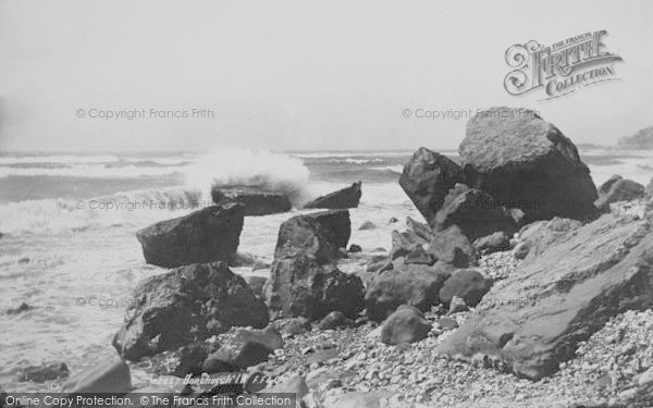 Photo of Bonchurch, On The Beach 1893