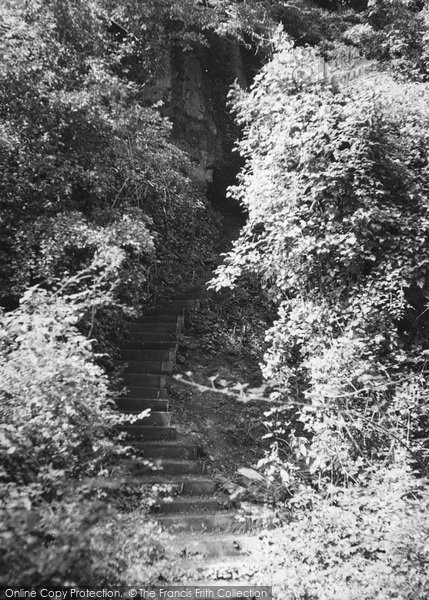 Photo of Bonchurch, Path To The Devils Chimney c.1960